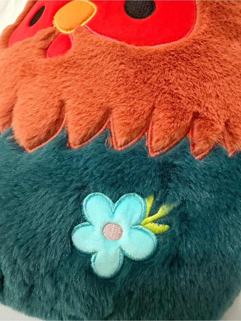 NWT-Squishmallows Fuzz a Mallows Reed Bird Plush retail exclusive - Brown & Teal